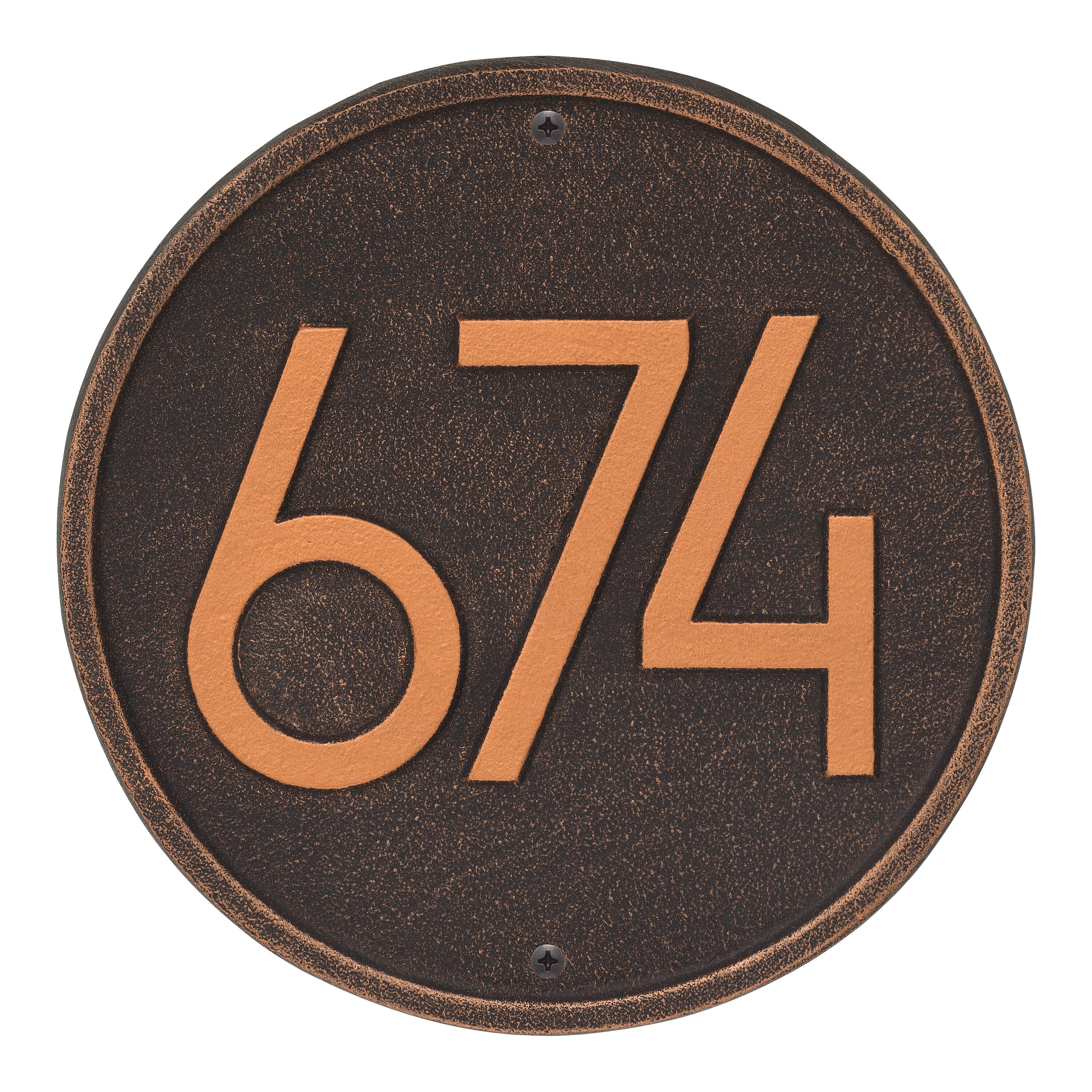 Modern Round Wall Plaque 