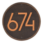 Modern Round Wall Plaque 