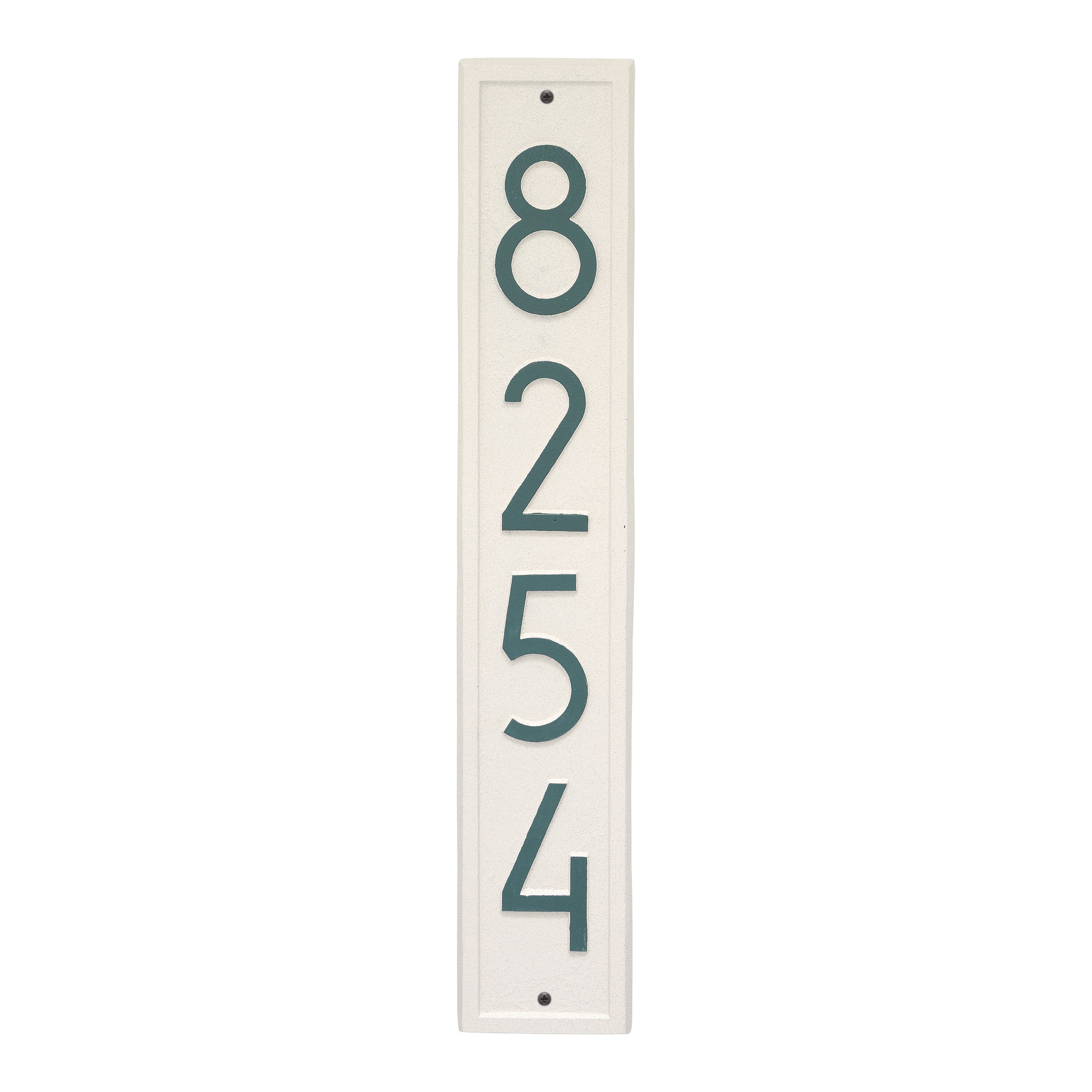 Modern Vertical Wall Plaque 