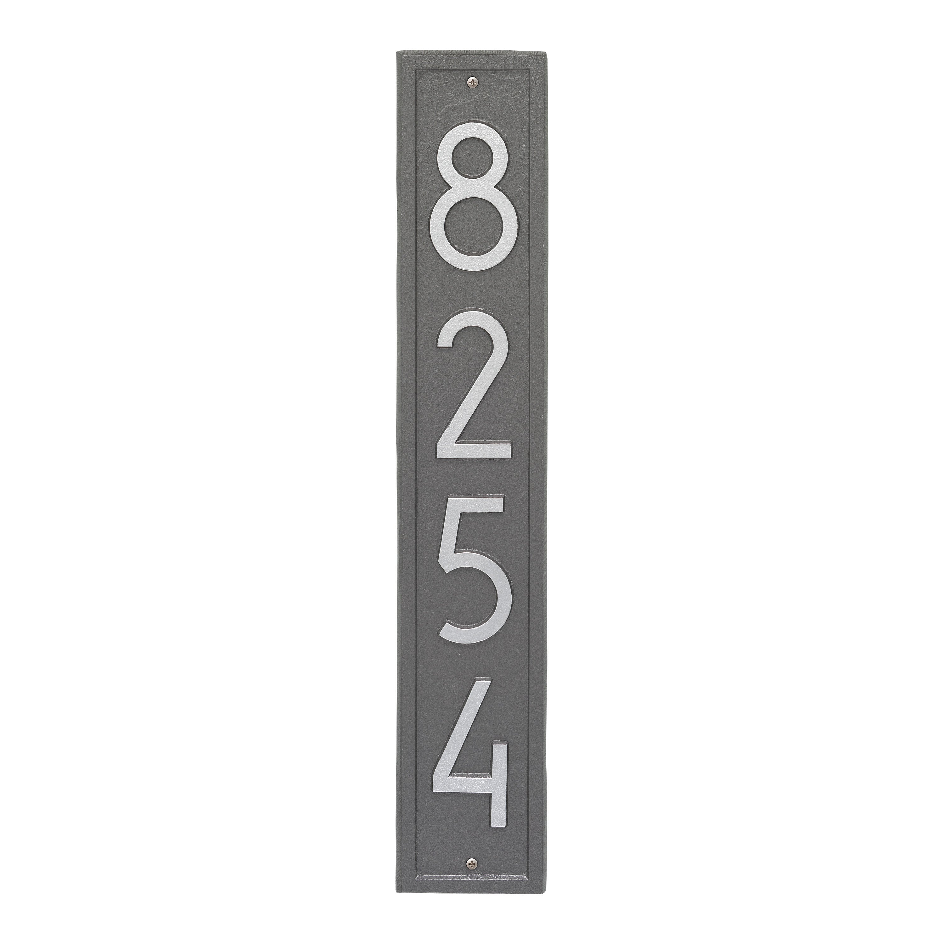 Modern Vertical Wall Plaque 