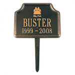 Dog Paw Memorial Marker 