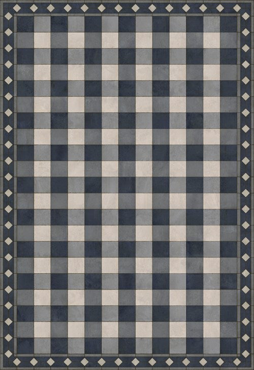 Williamsburg - Gingham Tile - Blue