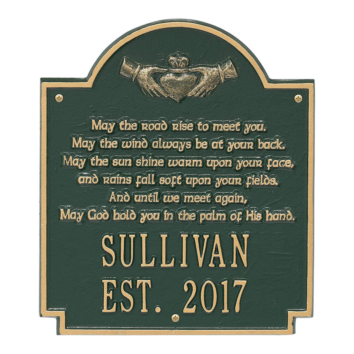 Claddagh Poem Wall Plaque 