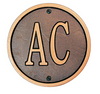 Acanthus Monogram Lawn Address Plaque 