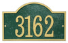 Arch House Numbers Plaque 