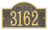 Arch House Numbers Plaque 