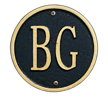 Williamsburg Wall Address Plaque (Estate Size) 