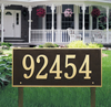 Hartford Lawn Address Plaque (Estate Size) 
