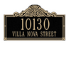 Villa Nova Wall Address Plaque (Standard Size) 