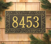 Oakleaf Wall Address Plaque 