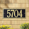 Double Line Wall Address Plaque (Estate Size) 