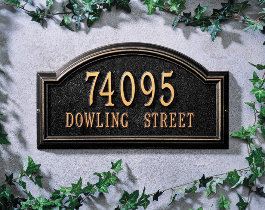 Providence Arch Wall Address Plaque (Standard Size) 