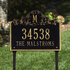 Acanthus Monogram Lawn Address Plaque 