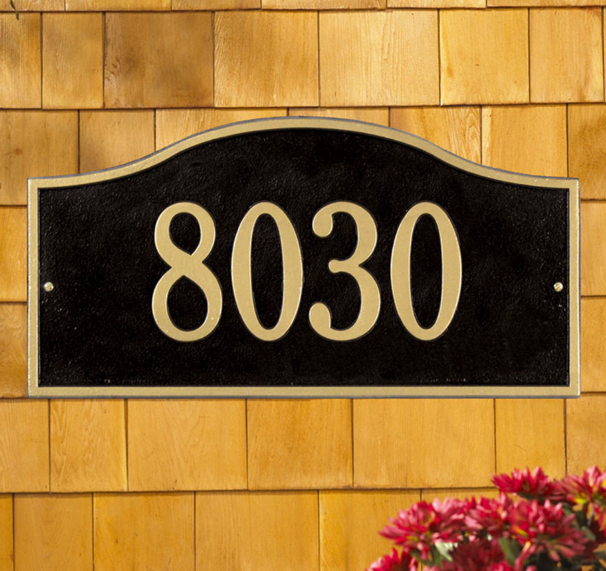 Rolling Hills Wall Address Plaque (Grand Size) Whitehall ProductsOutside The Box Home & Garden Décor