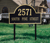 Arch Marker Lawn Address Plaque (Estate Size) 