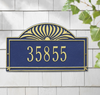 Sunburst Wall Address Plaque (Estate Size) 