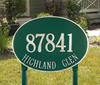 Hawthorne Oval Lawn Address Plaque (Estate Size) 