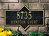 Hampton Wall Address Plaque (Standard Size) 