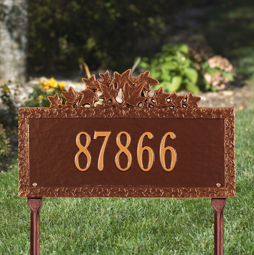 Ivy Lawn Address Plaque (Standard Size) 