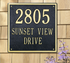 15" Square Wall Address Plaque 