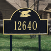 Retriever Arch Lawn Address Plaque 