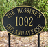 Hawthorne Oval Lawn Address Plaque (Standard Size) 