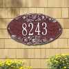 Rose Oval Wall Address Plaque Whitehall ProductsOutside The Box Home & Garden Décor