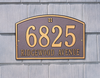 Cape Charles Wall Address Plaque (Standard Size) 