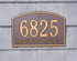 Cape Charles Wall Address Plaque (Standard Size) 