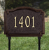 Williamsburg Lawn Address Plaque (Standard Size) 