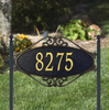 Hackley Fretwork Lawn Address Plaque (Standard Size) 