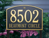 Cape Charles Lawn Address Plaque (Estate Size) 