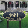 Eagle Oval Lawn Address Plaque (Estate Size) 