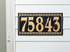 Dresden Five Number Wall Address Plaque 