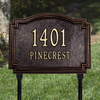 Williamsburg Lawn Address Plaque (Standard Size) 