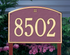 Cape Charles Lawn Address Plaque (Estate Size) 