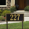 Egg & Dart Lawn Address Plaque (Estate Size) 