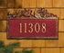 Woodland Cardinal Wall Address Plaque 