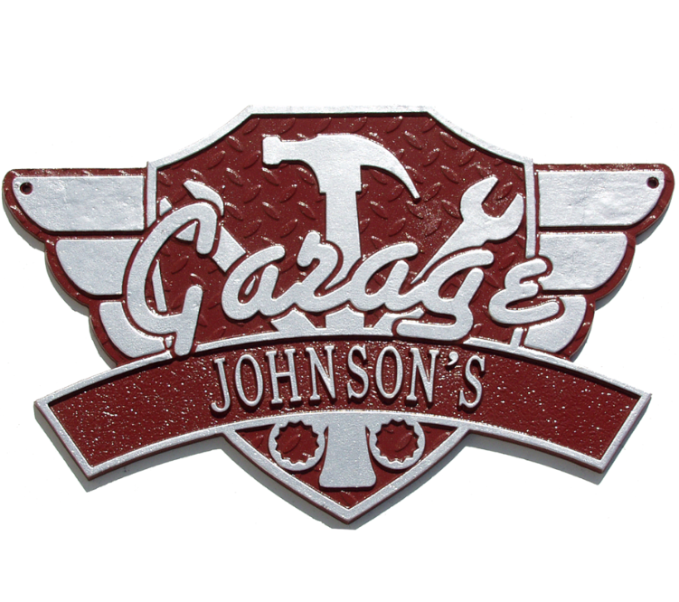 Garage Wing Plaque 