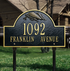 Flag Arch Lawn Address Plaque 