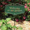 Welcome To My Garden Poem Sign