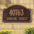 Williamsburg Wall Address Plaque (Estate Size) 