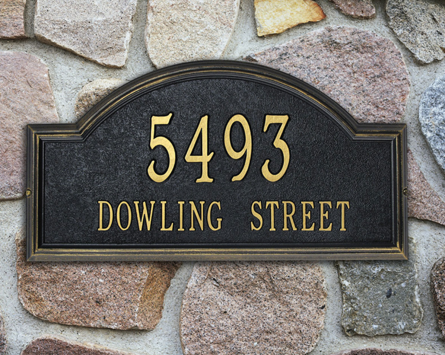 Providence Arch Wall Address Plaque (Estate Size) 