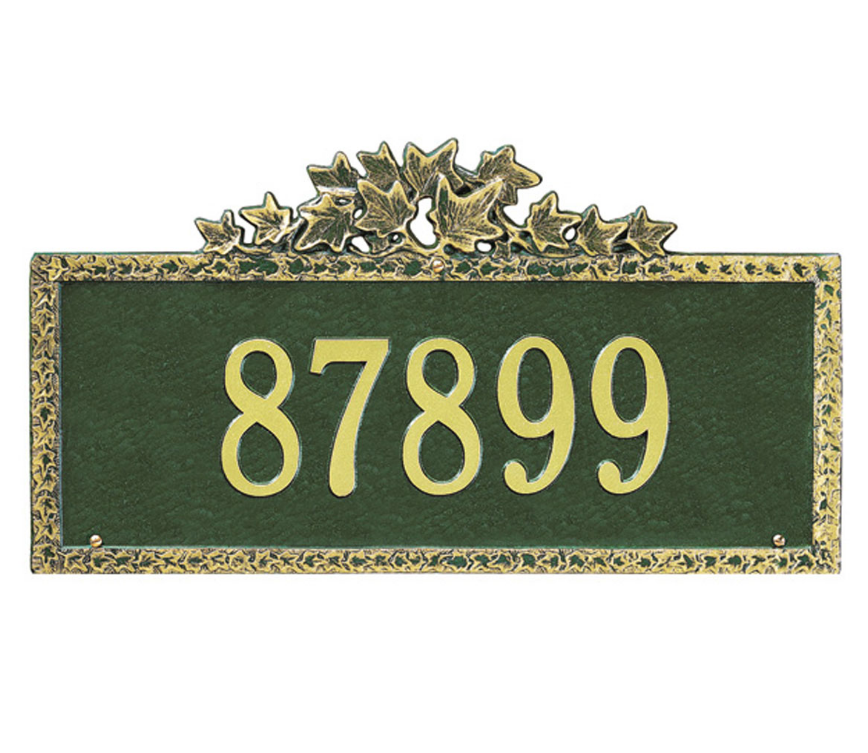 Ivy Wall Address Plaque (Estate Size) 