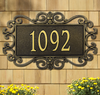 Mears Fretwork Wall Address Plaque (Estate Size) 