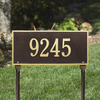 Hartford Lawn Address Plaque (Standard Size) 