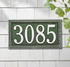 Egg & Dart Wall Address Plaque (Standard Size) 