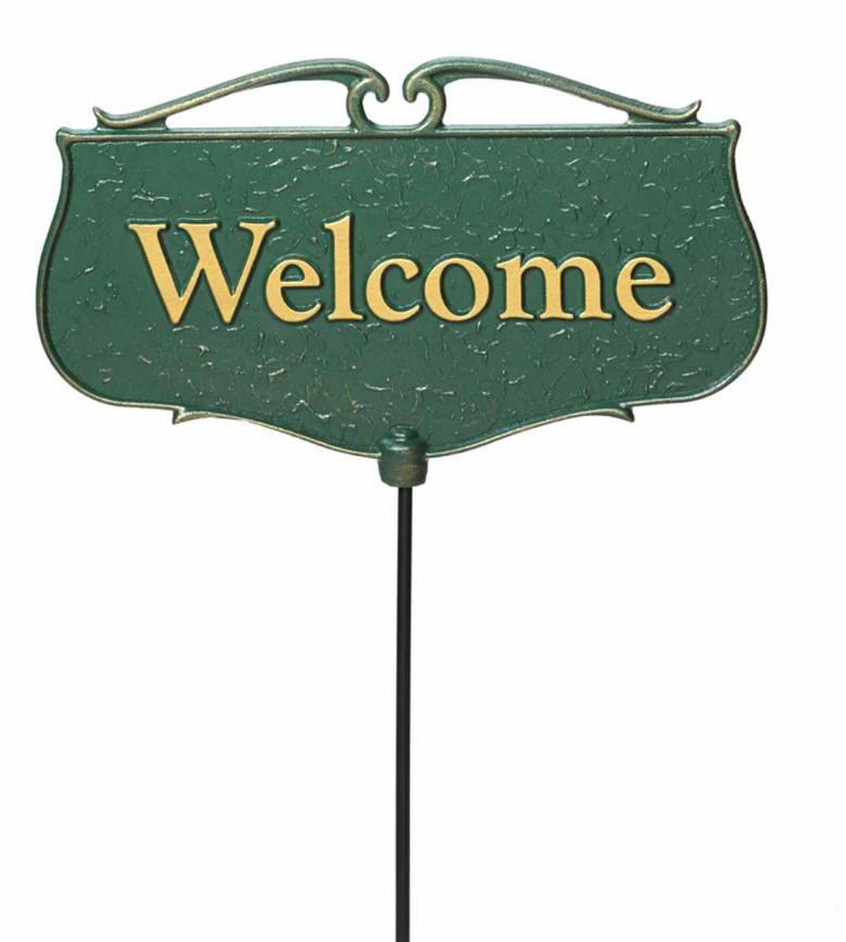 Welcome Garden Poem Sign