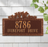 Ivy Wall Address Plaque (Standard Size) 