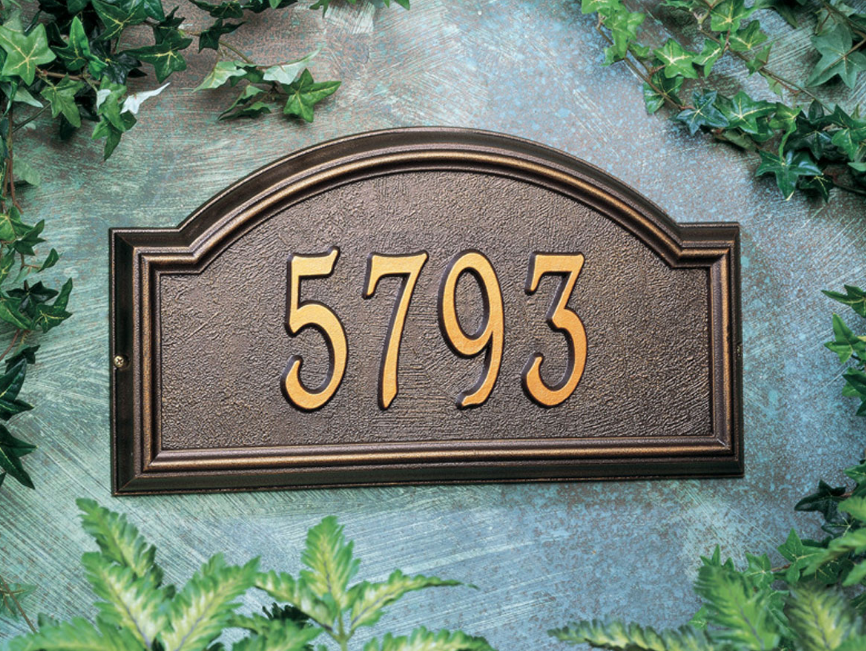 Providence Arch Wall Address Plaque (Standard Size) 